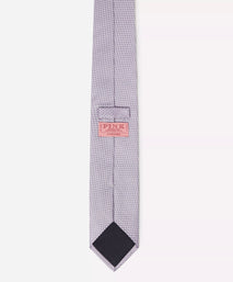 Lilac Purple Tonal Textured Woven Silk Tie