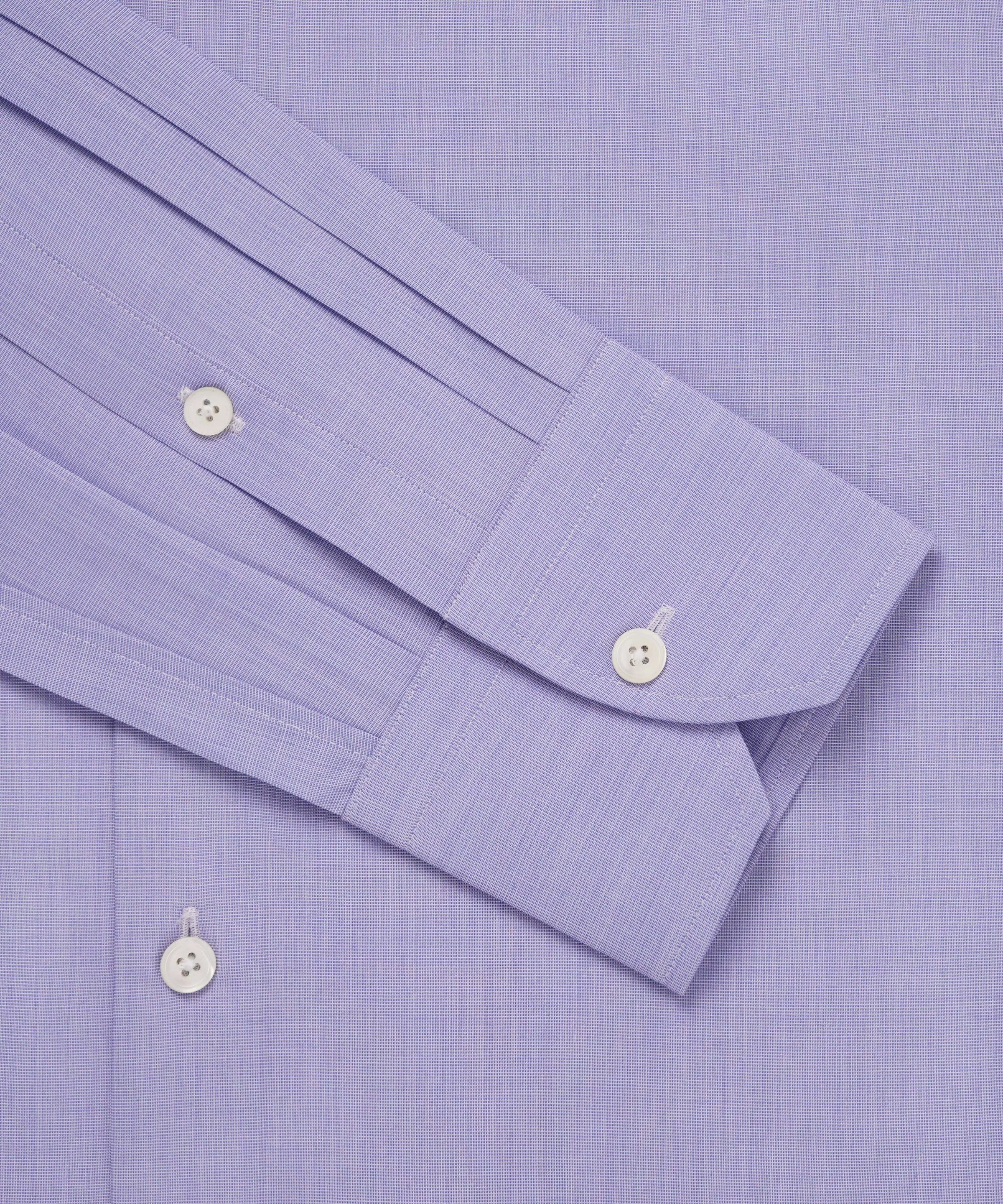 Blue Slim Fit End on End Formal Shirt